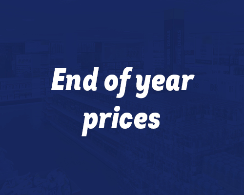 December '20 - End of year prices